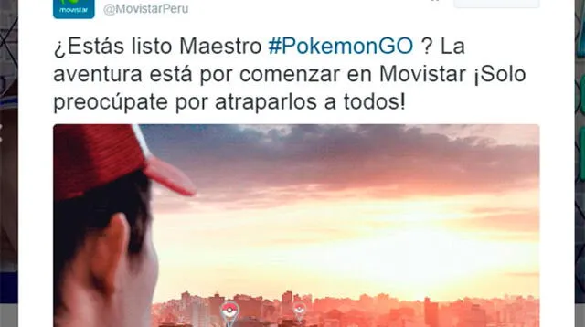 Movistar está lista para Pokémon GO