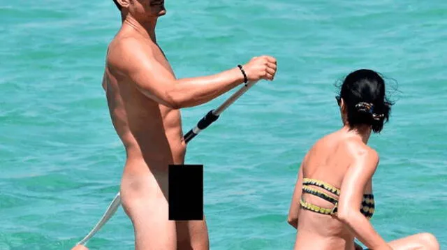 Orlando Bloom remeció las redes sociales con su desnudo total y su bien formado cuerpo