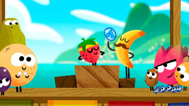 Las frutas son los protagonistas en este video animado