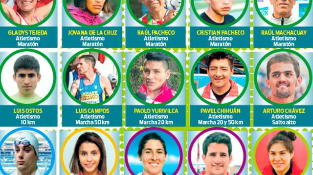 La mayoría de deportistas están en atletismo