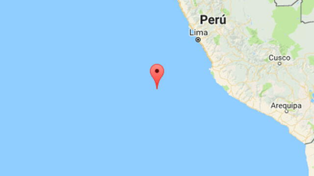 Temblor se originó en el mar peruano