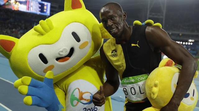 Usain Bolt es popular entre el públicos y los muñecos