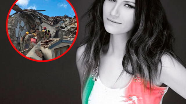 Laura Pausini triste por terremoto en Italia