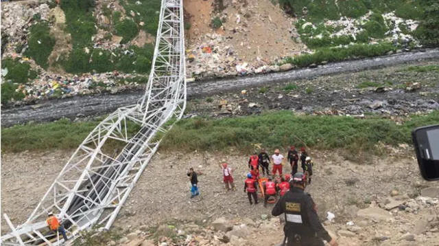 Edelnor investiga causas de la caída del puente en Avenida Morales Duárez