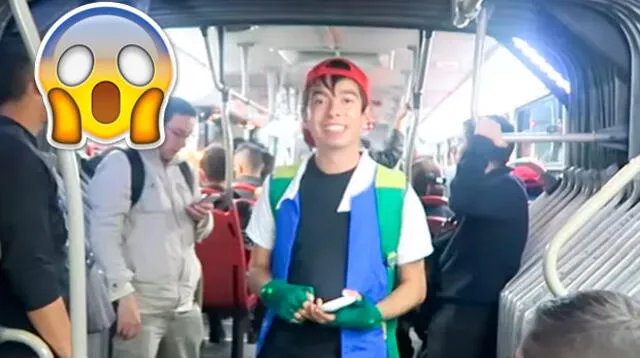 Youtuber se subió a cantar el 'pokérap' en bus y le robaron