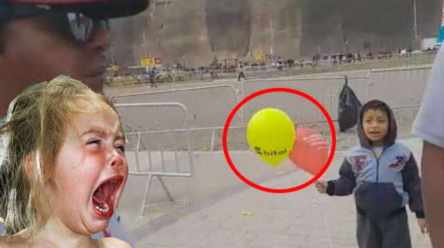 Los menores no pueden ingresar con el globo amarillo