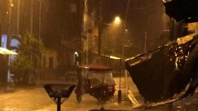Lluvia torrencial en Iquitos deja 19 heridos y 20 viviendas afectadas
