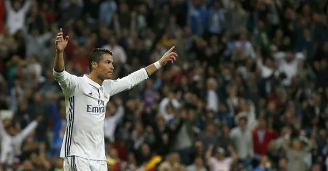 Cristiano celebra su golazo