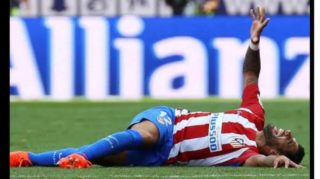 Fernández sufrió una seria lesión en la rodilla