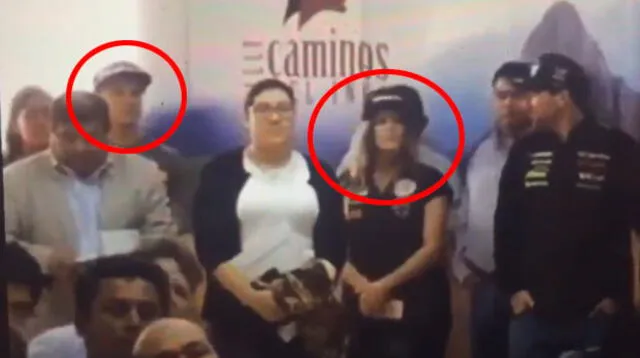 Alejandra y Mario se presentaron en una conferencia de prensa
