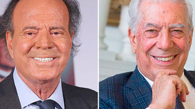 Julio Iglesias se declara fan de Mario Vargas Llosa y lo felicita por la relación con su ex esposa