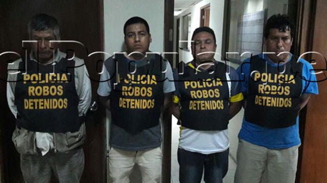 Policía detiene a banda de extorsionadores cobrando cupo