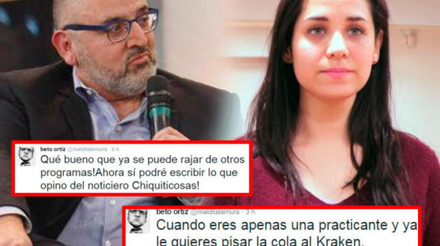 Beto Ortiz arremetió a Sigrid Bazán, quien se solidarizó con Yahaira Plasencia en una columna de opinión