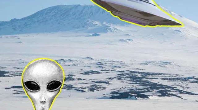 Descubren enorme OVNI que se estrelló en la Antártida