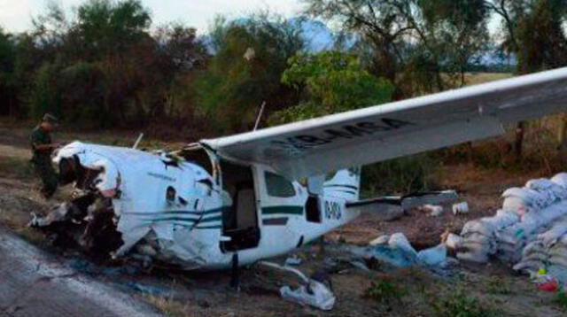 Avioneta se estrella contra cerro en Cajamarca