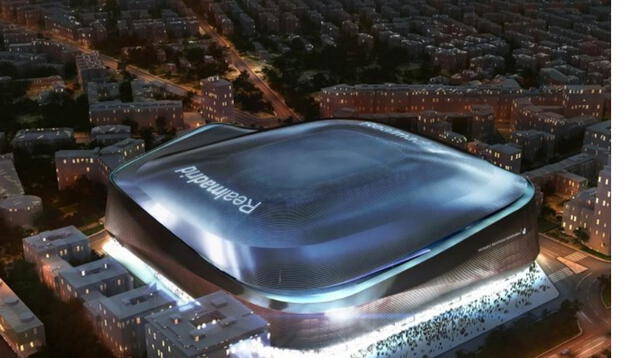 El nuevo Santiago Bernabéu, estadio del Real Madrid