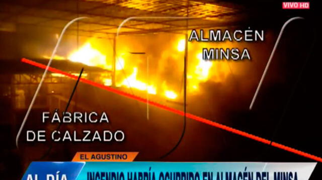 Trabajador de fabrica asegura que Incendio se habría iniciado en el almacén del Minsa 