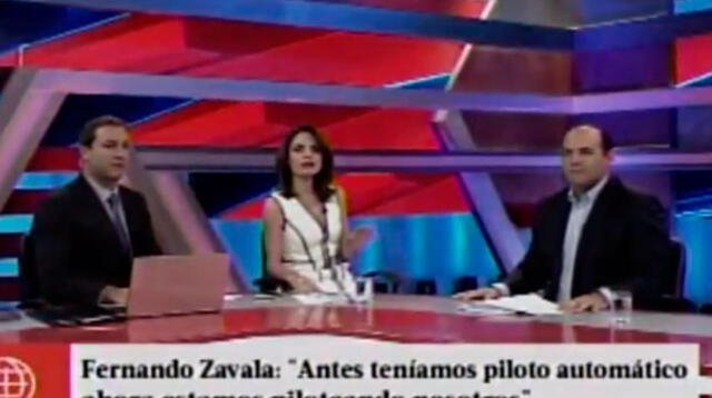Fernando Zavala era entrevistado en vivo cuando inició el sismo