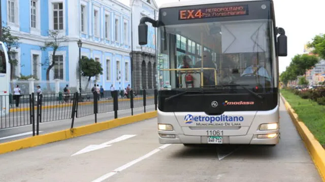 Buses del Expreso 4 del Metropolitano funcionarán el 1 de noviembre