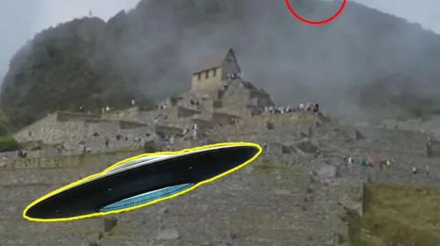 Humanoide aparece volando sobre ruinas del Cusco