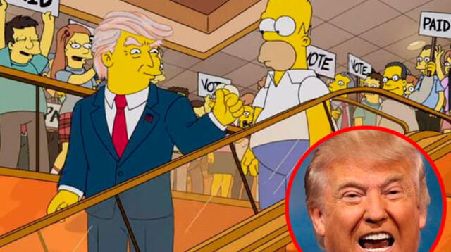 Homero se luce junto al presidente de los Estados Unidos 