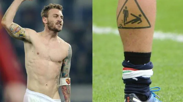 Estos son los tatuajes del italiano De Rossi