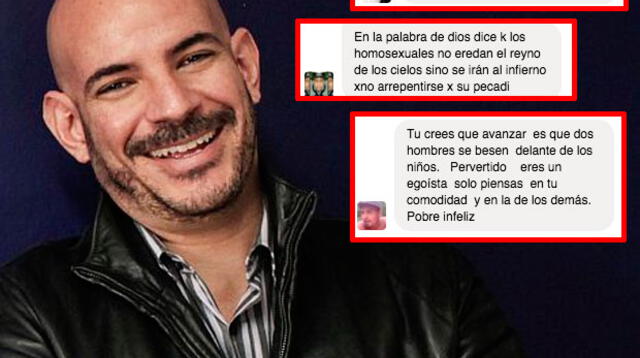 Ricardo Morán no dudó en responder a todos los homofóbicos 