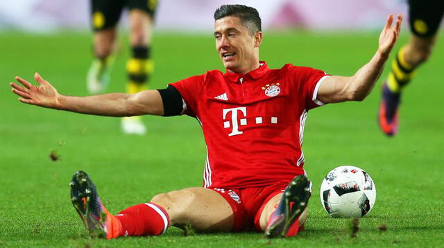 Robert Lewandowski no tuvo un buen partido