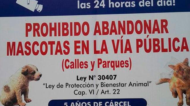 Reciente ley contra maltrato animal