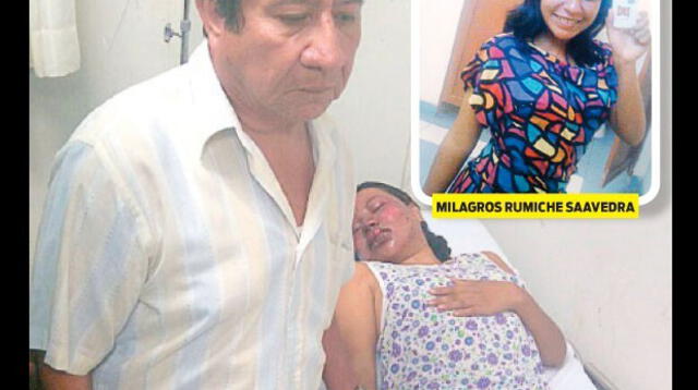 Padre de Milagros Rumiche, Genaro Rumiche afirma que tenían escondido al agresor de su hija