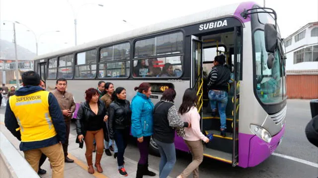 Buses morados del corredor San Juan de Lurigancho ingresarán a la Av Abancay a partir de enero del 2017