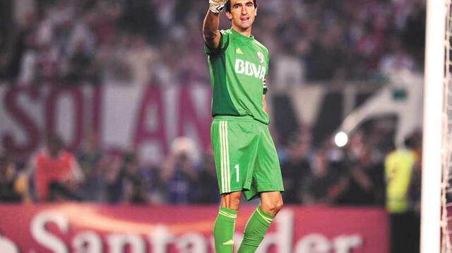 El uniforme que lucirá River es parecido al que usaba Barovero