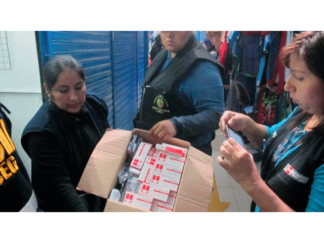 Más de 2 toneladas de medicamentos encuentran en mercado negro del Centro de Lima