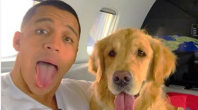 Alexis Sánchez se va de viaje con sus perros