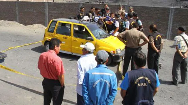 Crimen de taxista en Trujillo