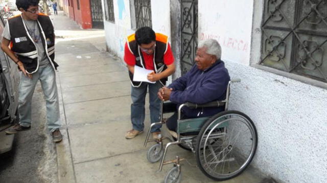 Empadronan a discapacitados casa por casa en el distrito chalaco de Carmen de la Legua
