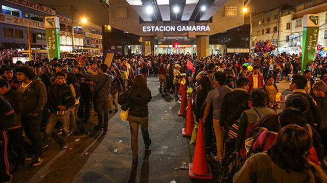 Redoblan medidas de seguridad en Metro de Lima por Navidad