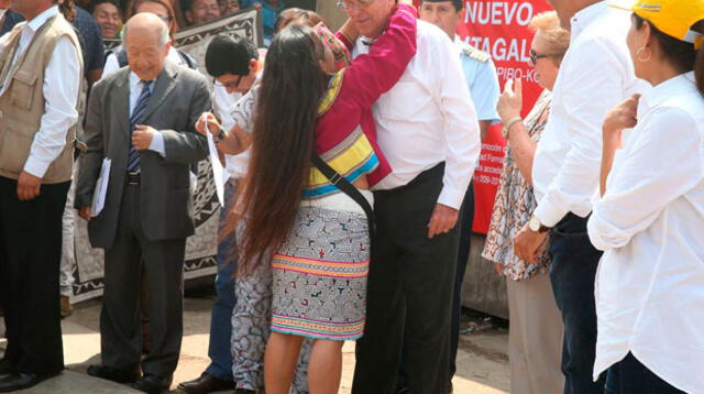 Presidente Pedro Pablo Kuczynski visitó Cantagallo y prometió casas seguras para los pobladores
