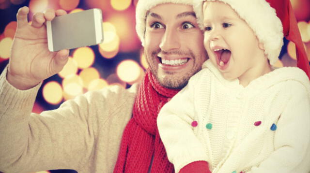 El selfie con la familia 