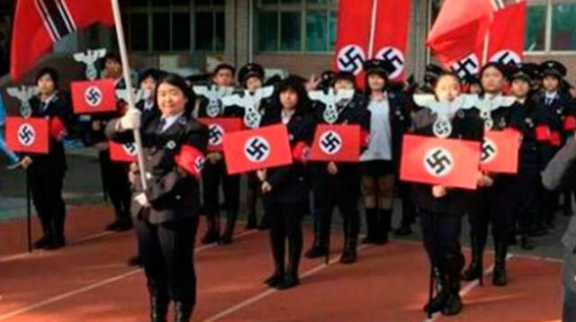 escándalo por un desfile nazi en una escuela secundaria de taiwan