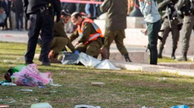 Se filtran las primeras imágenes del atentado en Jerusalén