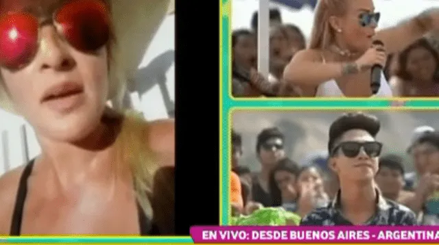 La modelo terminó humillada en pleno programa en vivo