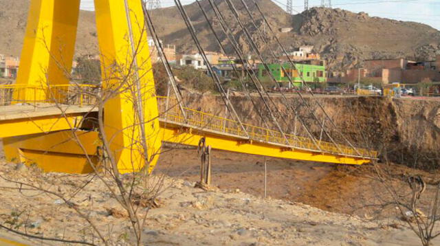 Puente solo tiene 7 años de inaugurado 