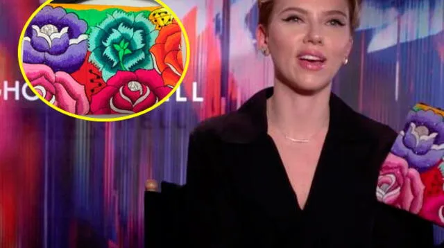 Scarlett Johansson recibió emocionada obsequio peruano