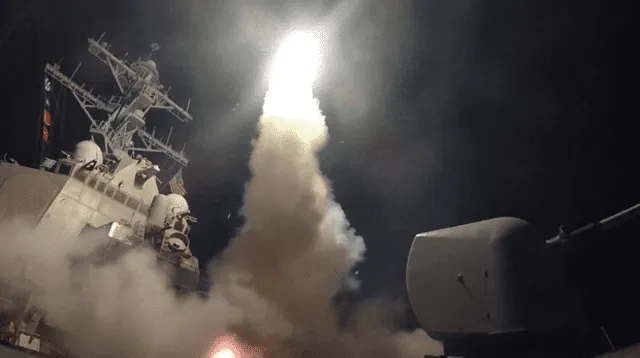 Arde Siria tras ataque de Estados Unidos con más de 85 misiles