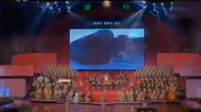 La televisión estatal de Corea del Norte emitió un ataque simulado a Estados Unidos