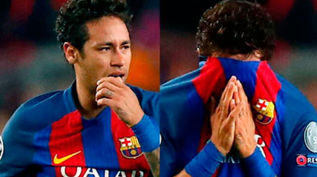La angustia se refleja en las lágrimas del jugador brasileño