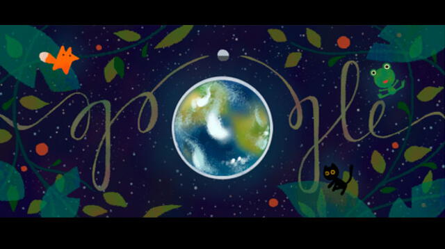 Google rinde homenaje a la Tierra con un llamado a la reflexión
