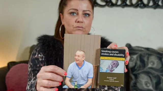Hija lamenta que la fotografía de su padre sea expuesta en cajetillas de cigarrillos cuando no murió por eso