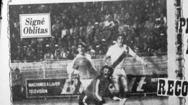 Asi informó la prensa francesa el triunfo peruano con gol de Oblitas